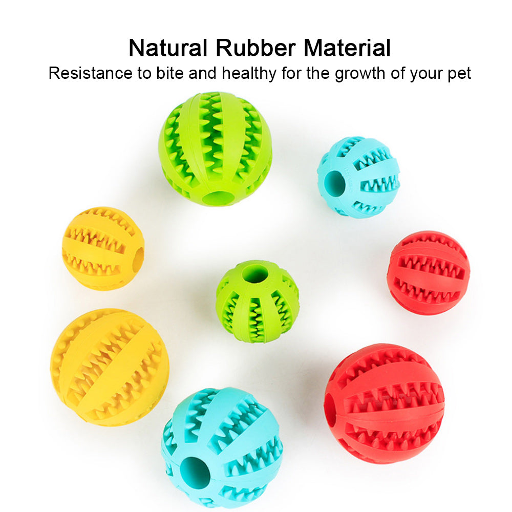 Pet Interactive Dog Toy Rubber Balls