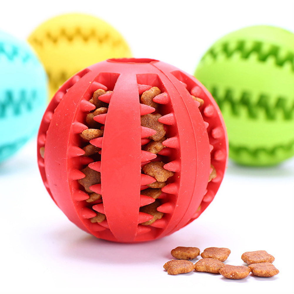 Pet Interactive Dog Toy Rubber Balls